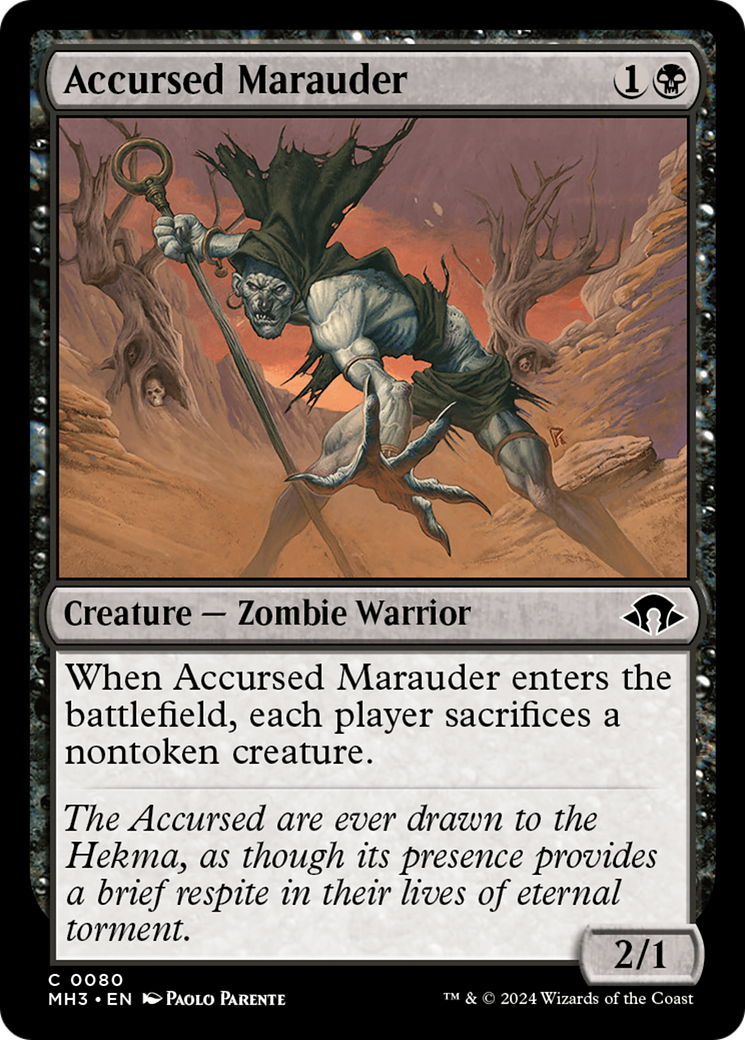 Accursed Marauder [Modern Horizons 3] | Cracking-Singles