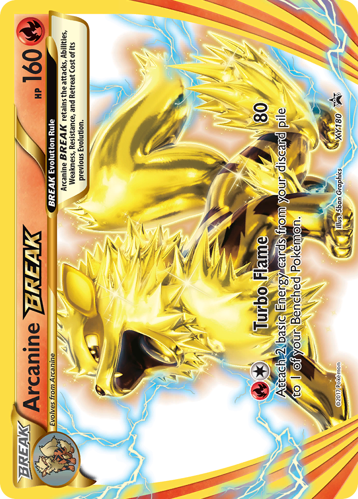 Arcanine BREAK (XY180) [XY: Black Star Promos] | Cracking-Singles