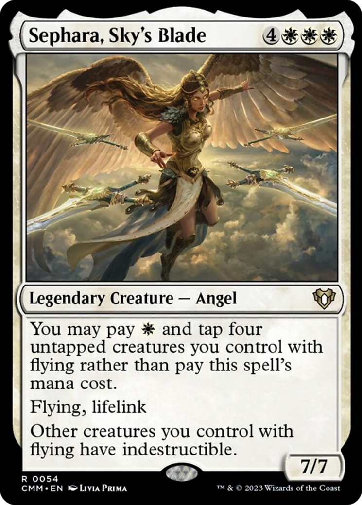 Sephara, Sky's Blade [Commander Masters] | Cracking-Singles