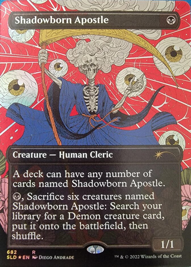 Shadowborn Apostle (Borderless) (682) [Secret Lair Drop Promos] | Cracking-Singles