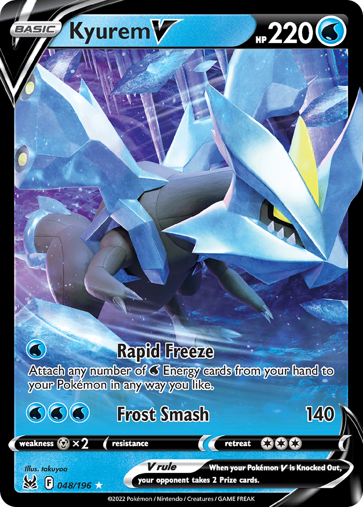 Kyurem V (048/196) (Jumbo Card) [Sword & Shield: Lost Origin] | Cracking-Singles