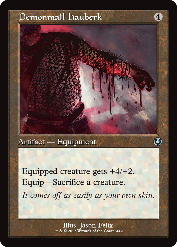 Demonmail Hauberk (Retro Frame) [Innistrad Remastered] | Cracking-Singles