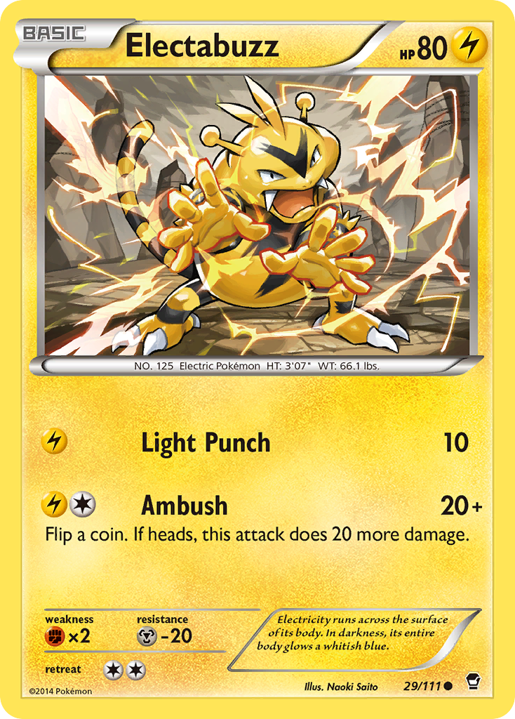 Electabuzz (29/111) [XY: Furious Fists] | Cracking-Singles