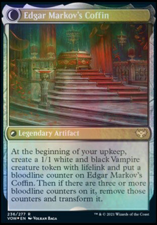 Edgar, Charmed Groom // Edgar Markov's Coffin [Innistrad: Crimson Vow Prerelease Promos] | Cracking-Singles