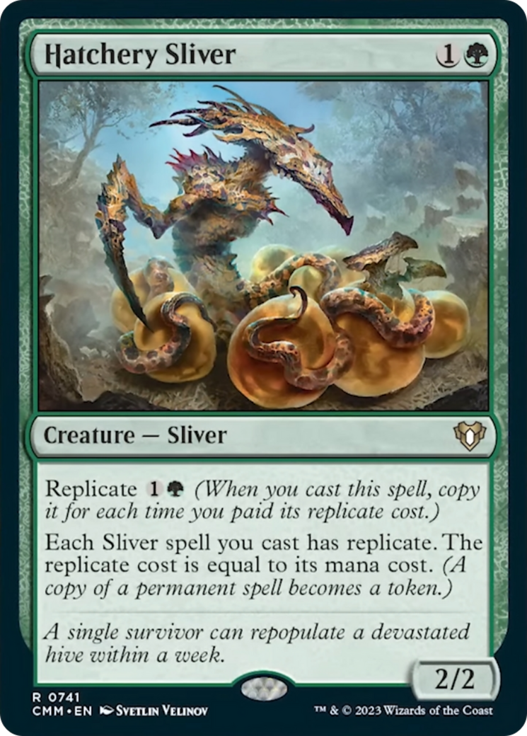 Hatchery Sliver [Commander Masters] | Cracking-Singles