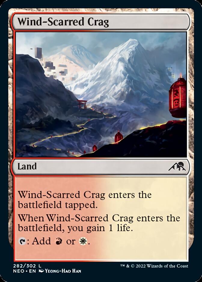 Wind-Scarred Crag [Kamigawa: Neon Dynasty] | Cracking-Singles