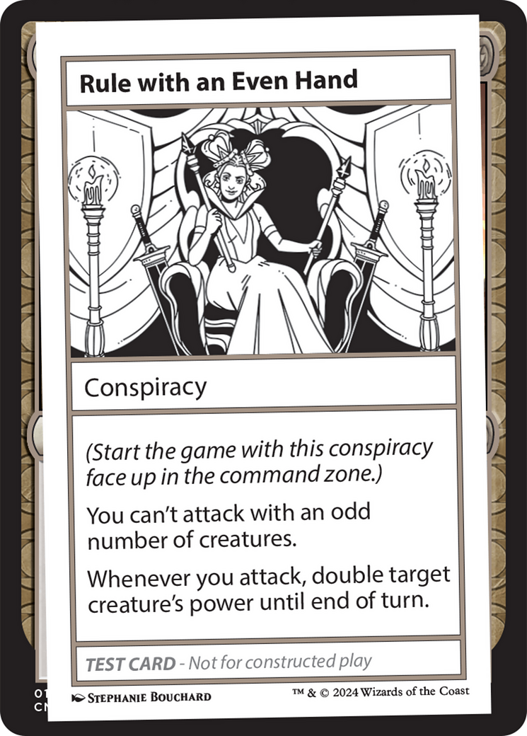 Rule with an Even Hand [Mystery Booster 2 Playtest Cards] | Cracking-Singles