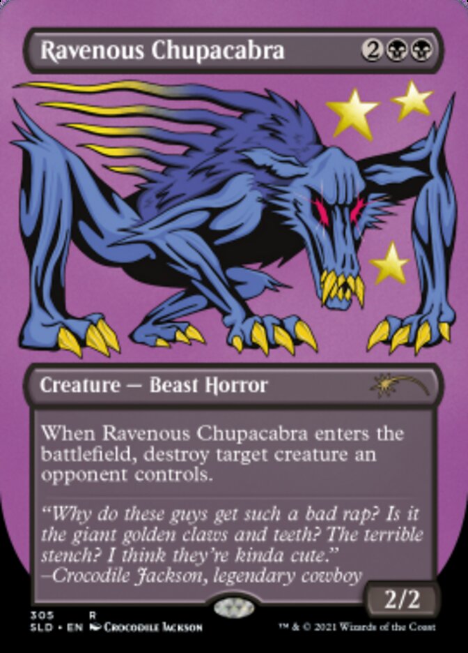 Ravenous Chupacabra (Borderless) (Foil Etched) [Secret Lair Drop Series] | Cracking-Singles