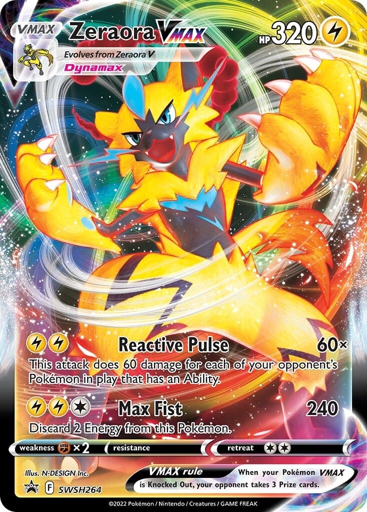 Zeraora VMAX (SWSH264) [Sword & Shield: Black Star Promos] | Cracking-Singles