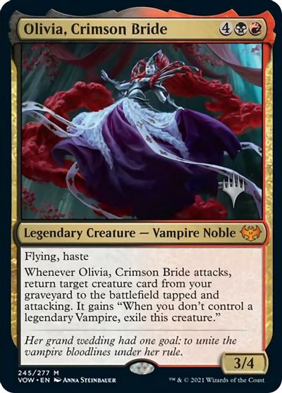 Olivia, Crimson Bride (Promo Pack) [Innistrad: Crimson Vow Promos] | Cracking-Singles