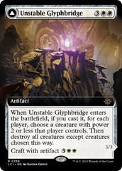 Unstable Glyphbridge // Sandswirl Wanderglyph (Extended Art) [The Lost Caverns of Ixalan] | Cracking-Singles