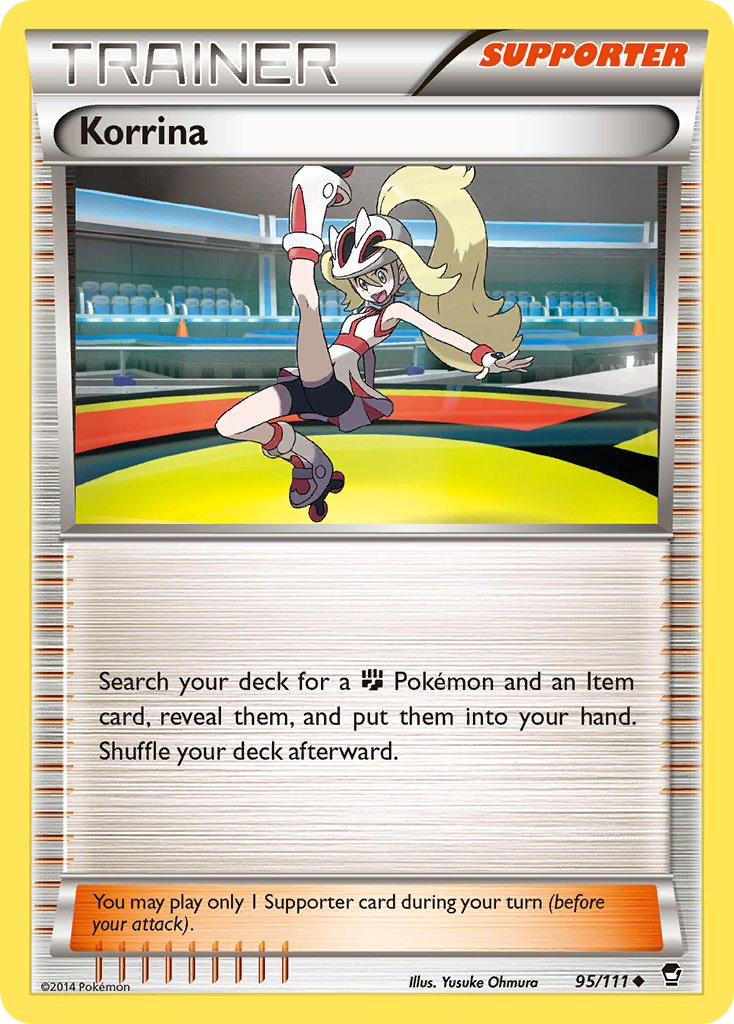 Korrina (95/111) [XY: Furious Fists] | Cracking-Singles