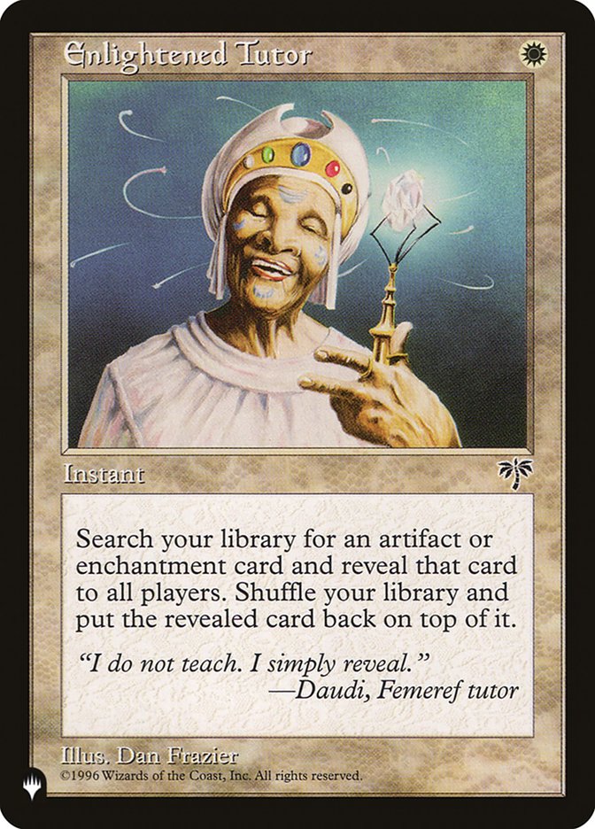 Enlightened Tutor [The List] | Cracking-Singles