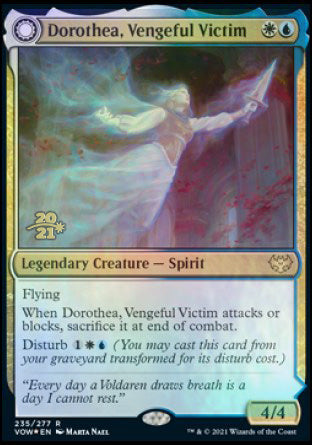 Dorothea, Vengeful Victim // Dorothea's Retribution [Innistrad: Crimson Vow Prerelease Promos] | Cracking-Singles