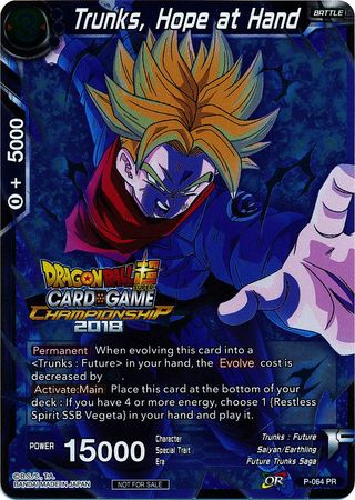 Trunks, Hope at Hand (P-064) [Tournament Promotion Cards] | Cracking-Singles