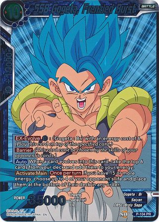 SSB Gogeta, Frenzied Burst (P-104) [Promotion Cards] | Cracking-Singles