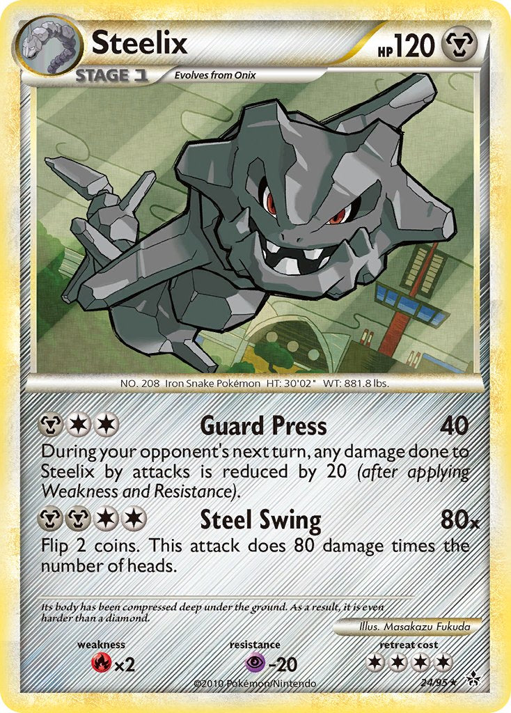 Steelix (24/95) (Theme Deck Exclusive) [HeartGold & SoulSilver: Unleashed] | Cracking-Singles