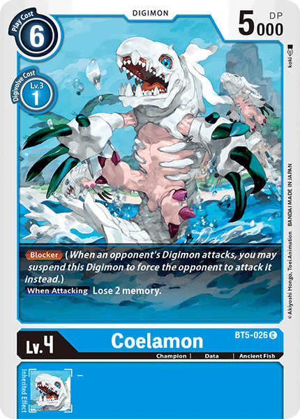 Coelamon [BT5-026] [Battle of Omni] | Cracking-Singles