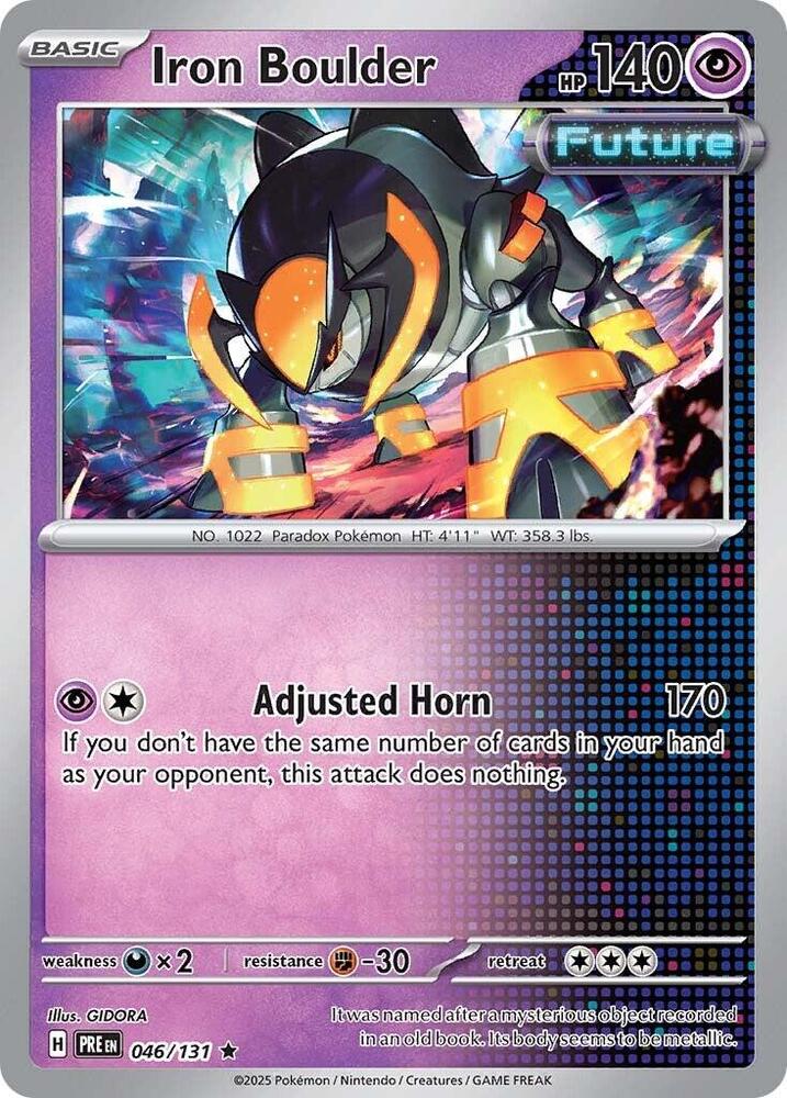 Iron Boulder (046/131) [Scarlet & Violet: Prismatic Evolutions] | Cracking-Singles