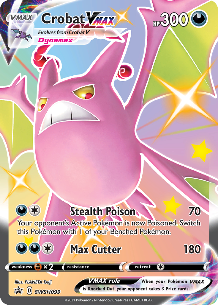 Crobat VMAX (SWSH099) [Sword & Shield: Black Star Promos] | Cracking-Singles