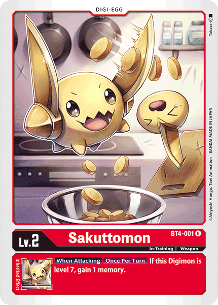 Sakuttomon [BT4-001] [Great Legend] | Cracking-Singles