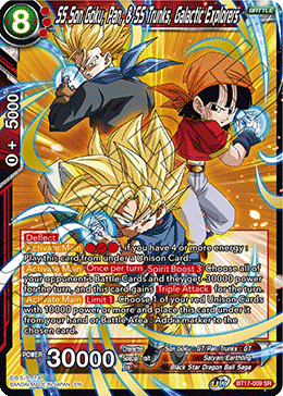 SS Son Goku, Pan, & SS Trunks, Galactic Explorers (BT17-009) [Ultimate Squad] | Cracking-Singles