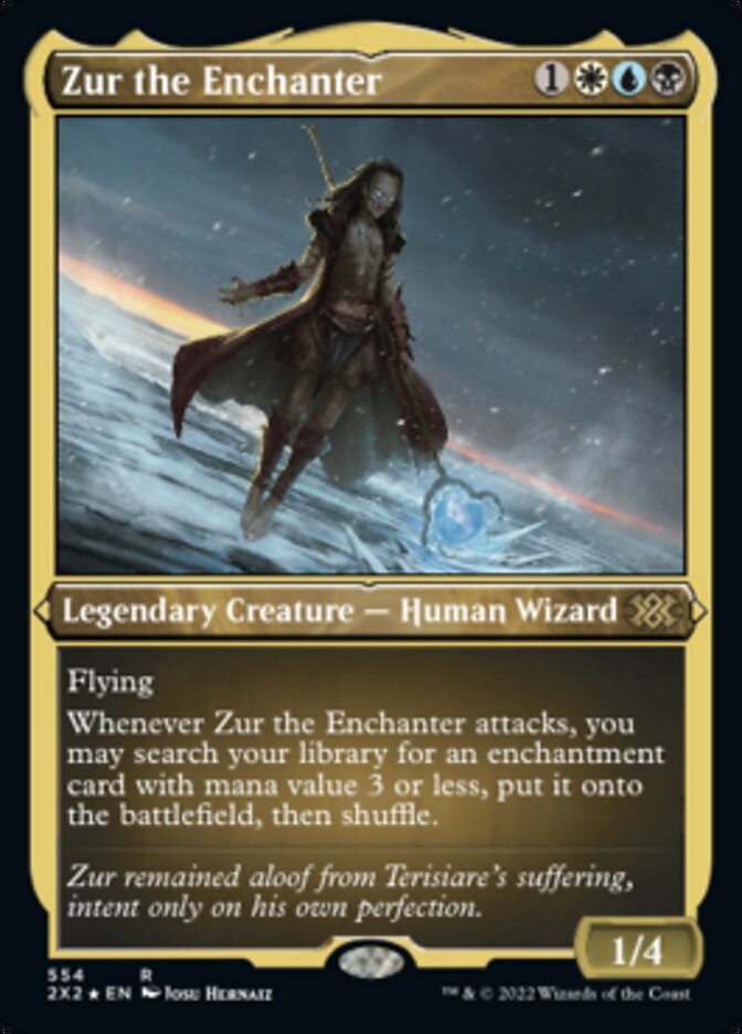 Zur the Enchanter (Foil Etched) [Double Masters 2022] | Cracking-Singles