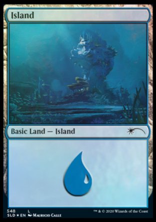 Island (Under the Sea) (548) [Secret Lair Drop Promos] | Cracking-Singles