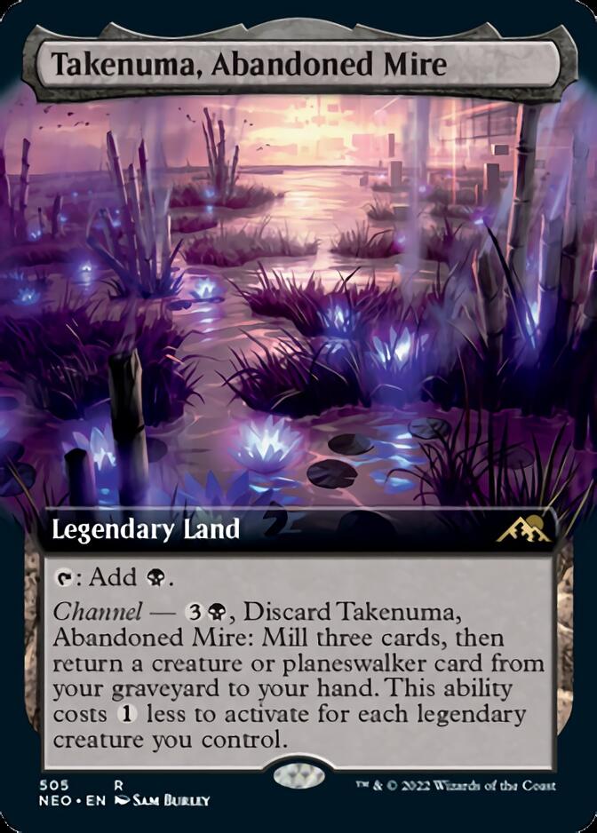 Takenuma, Abandoned Mire (Extended Art) [Kamigawa: Neon Dynasty] | Cracking-Singles