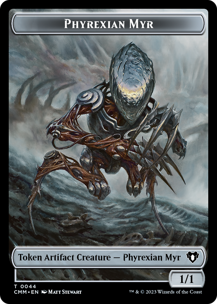 Phyrexian Myr Token [Commander Masters Tokens] | Cracking-Singles