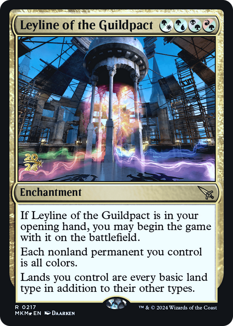 Leyline of the Guildpact [Murders at Karlov Manor Prerelease Promos] | Cracking-Singles