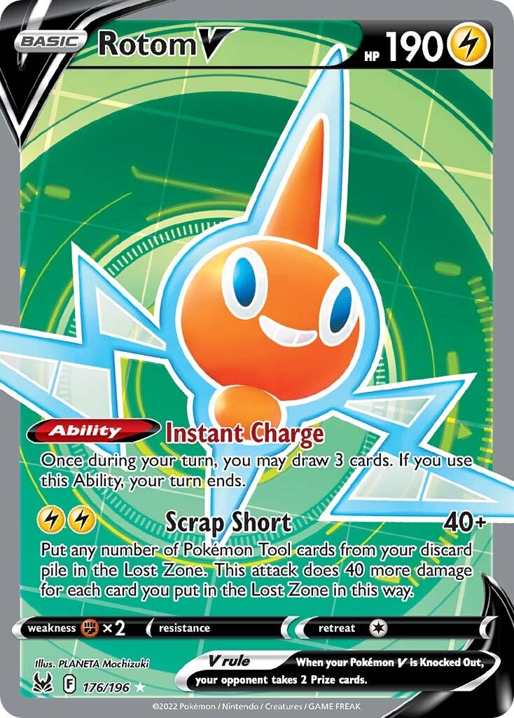 Rotom V (176/196) [Sword & Shield: Lost Origin] | Cracking-Singles