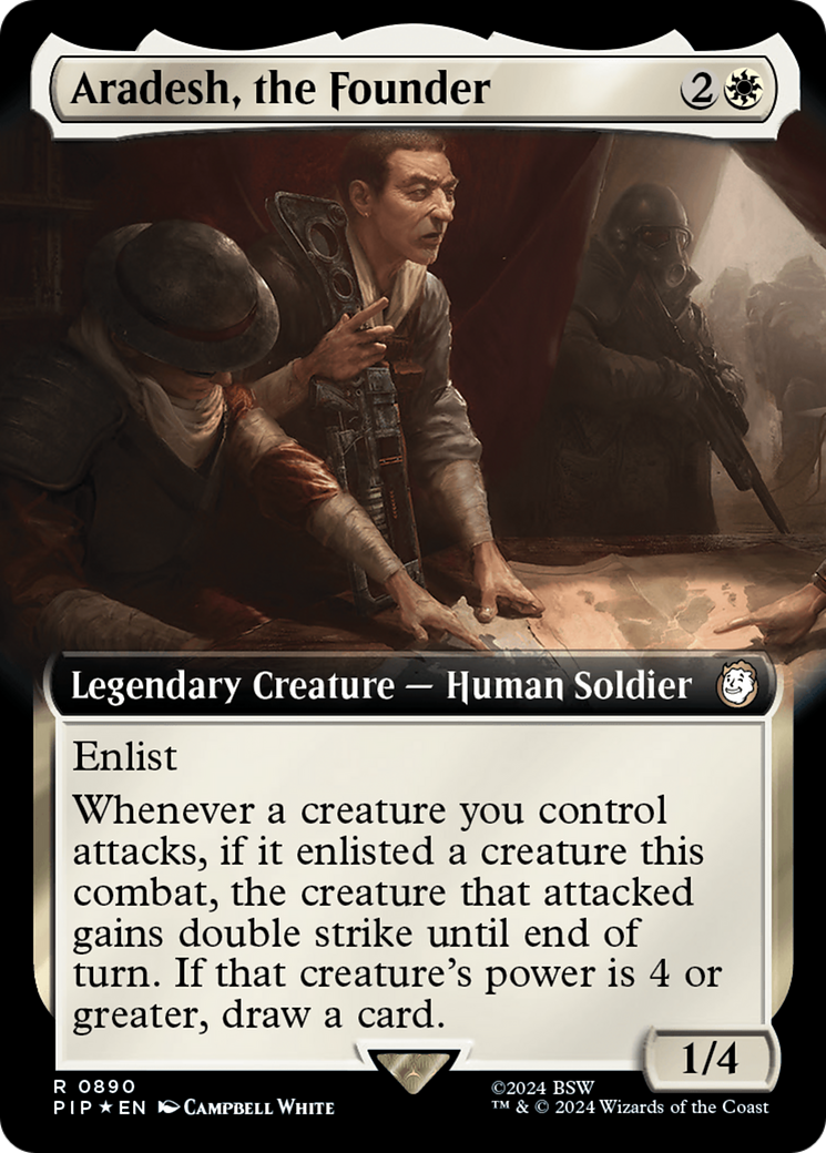 Aradesh, the Founder (Extended Art) (Surge Foil) [Fallout] | Cracking-Singles