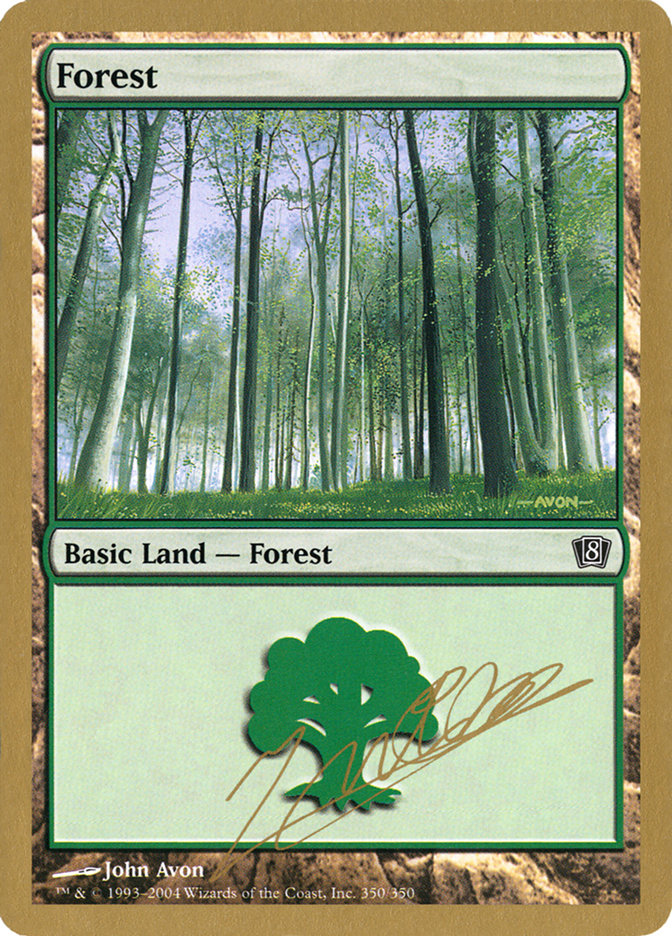 Forest (jn350) (Julien Nuijten) [World Championship Decks 2004] | Cracking-Singles