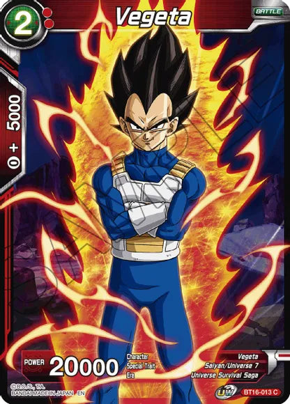 Vegeta (BT16-013) (BT16-013) [Realm of the Gods] | Cracking-Singles