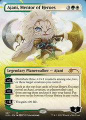 Ajani, Mentor of Heroes (Borderless) [Secret Lair Drop Series] | Cracking-Singles