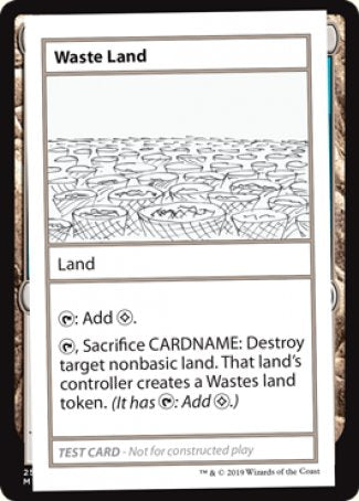 Waste Land (2021 Edition) [Mystery Booster Playtest Cards] | Cracking-Singles