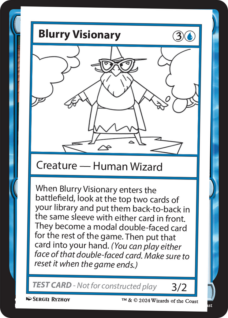 Blurry Visionary [Mystery Booster 2 Playtest Cards] | Cracking-Singles