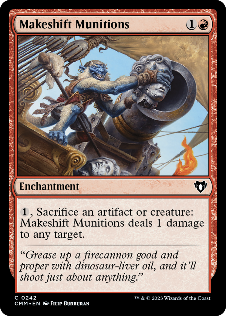 Makeshift Munitions [Commander Masters] | Cracking-Singles