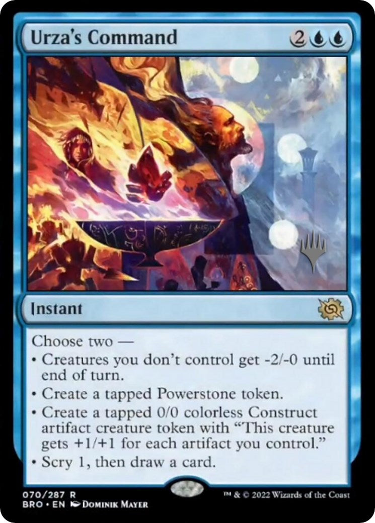 Urza's Command (Promo Pack) [The Brothers' War Promos] | Cracking-Singles