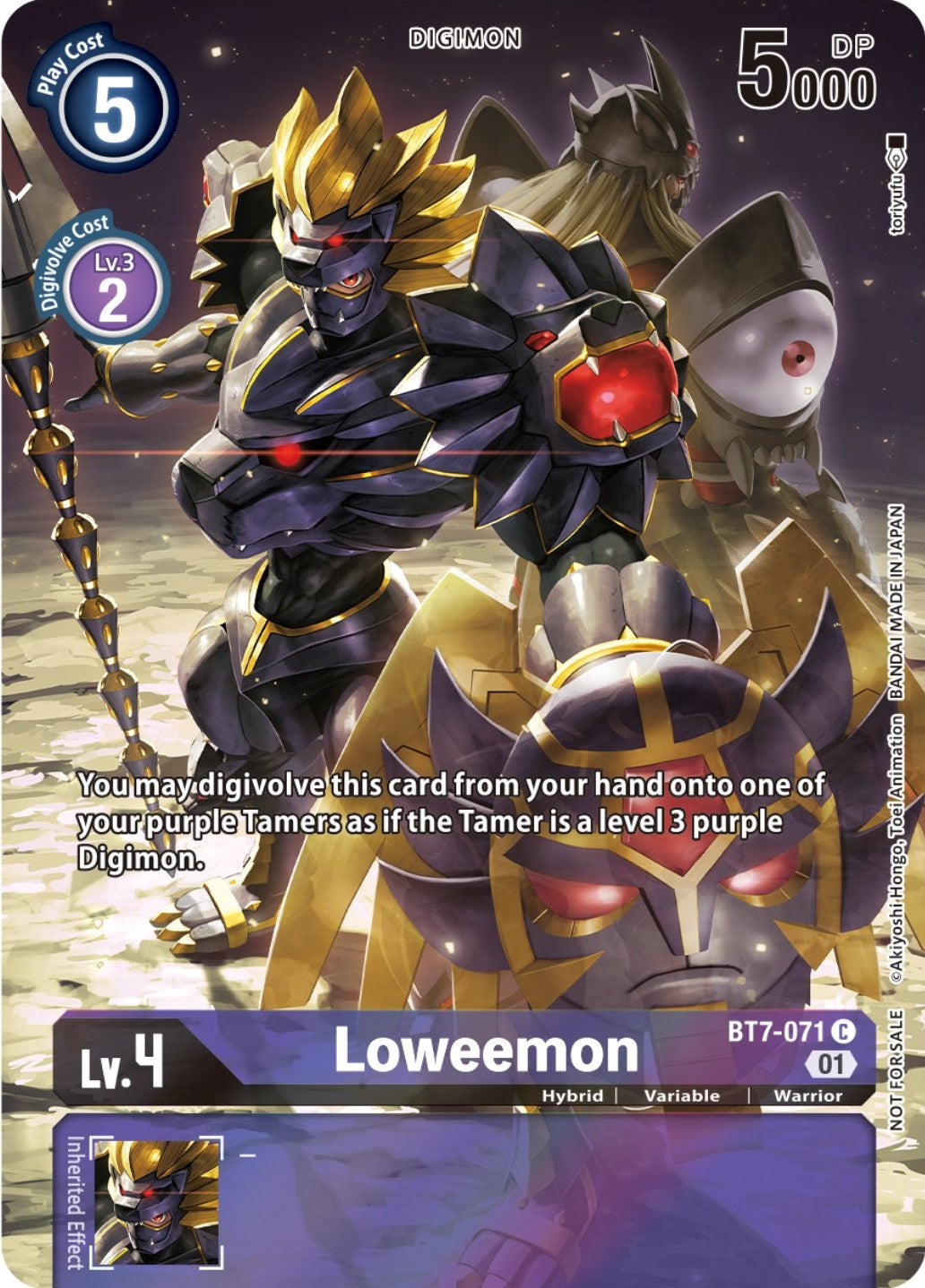 Loweemon [BT7-071] (2nd Anniversary Frontier Card) [Next Adventure Promos] | Cracking-Singles