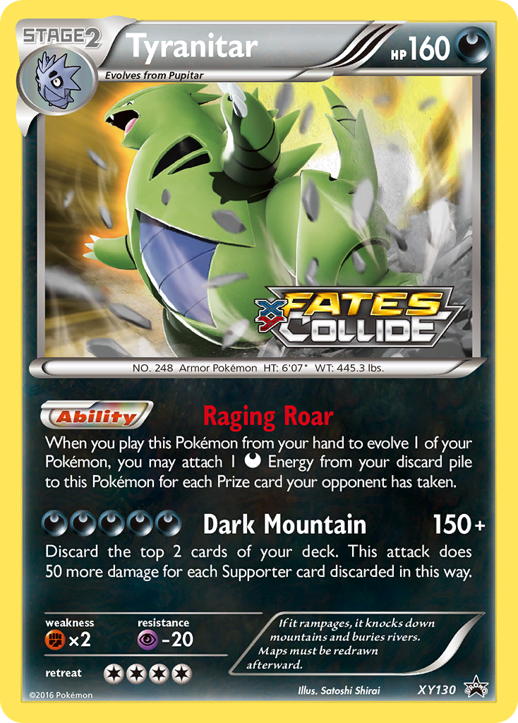 Tyranitar (XY130) [XY: Black Star Promos] | Cracking-Singles