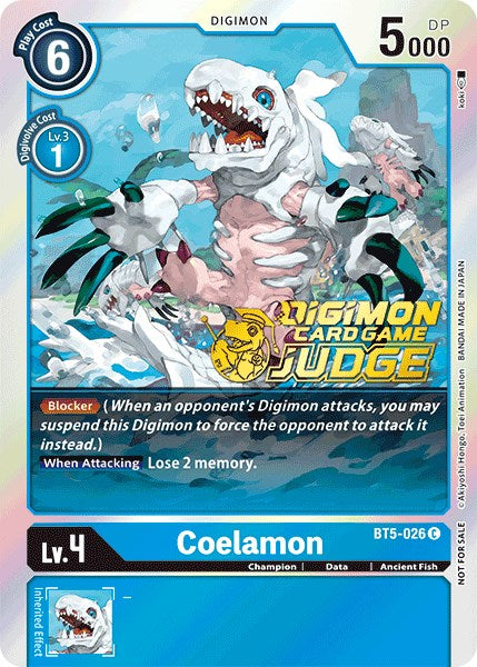 Coelamon [BT5-026] (Judge Pack 1) [Battle of Omni Promos] | Cracking-Singles