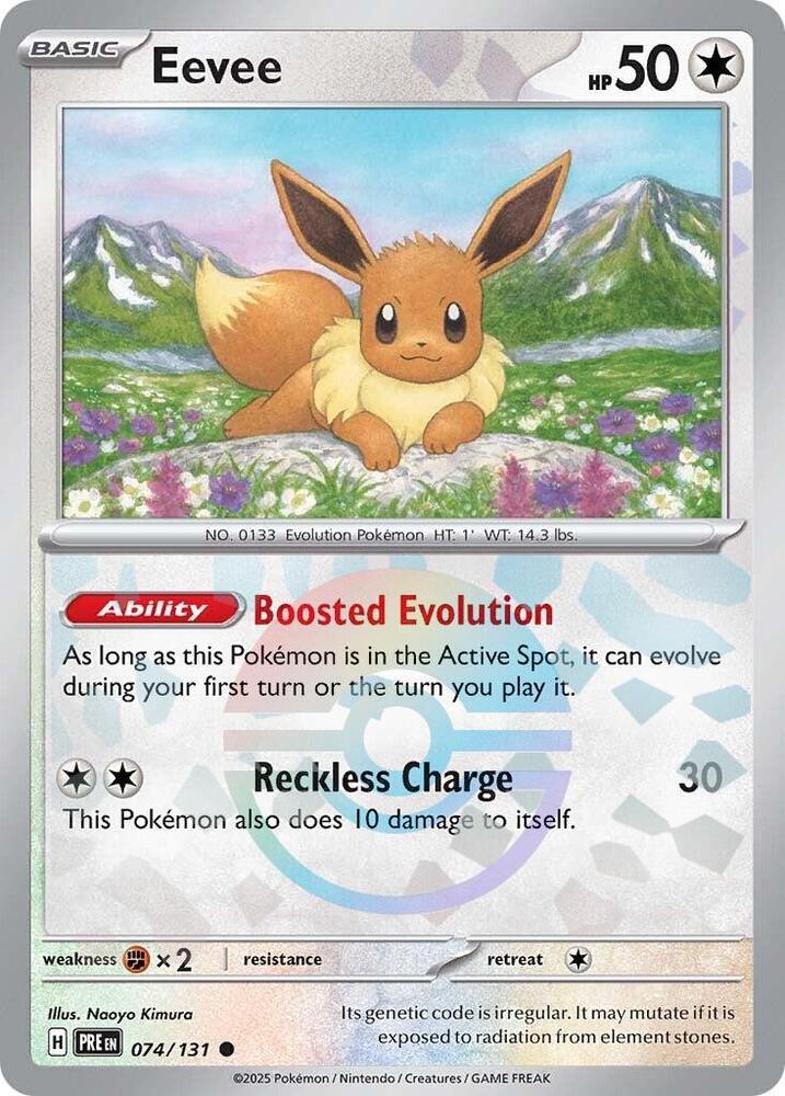 Eevee (074/131) (Poke Ball Pattern) [Scarlet & Violet: Prismatic Evolutions] | Cracking-Singles