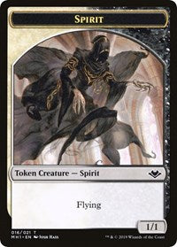 Spirit // Golem Double-Sided Token [Modern Horizons Tokens] | Cracking-Singles