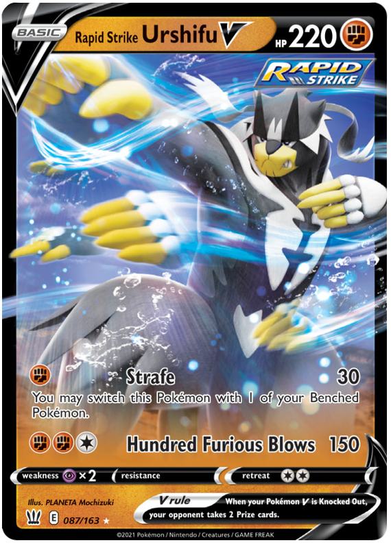 Rapid Strike Urshifu V (087/163) [Sword & Shield: Battle Styles] | Cracking-Singles