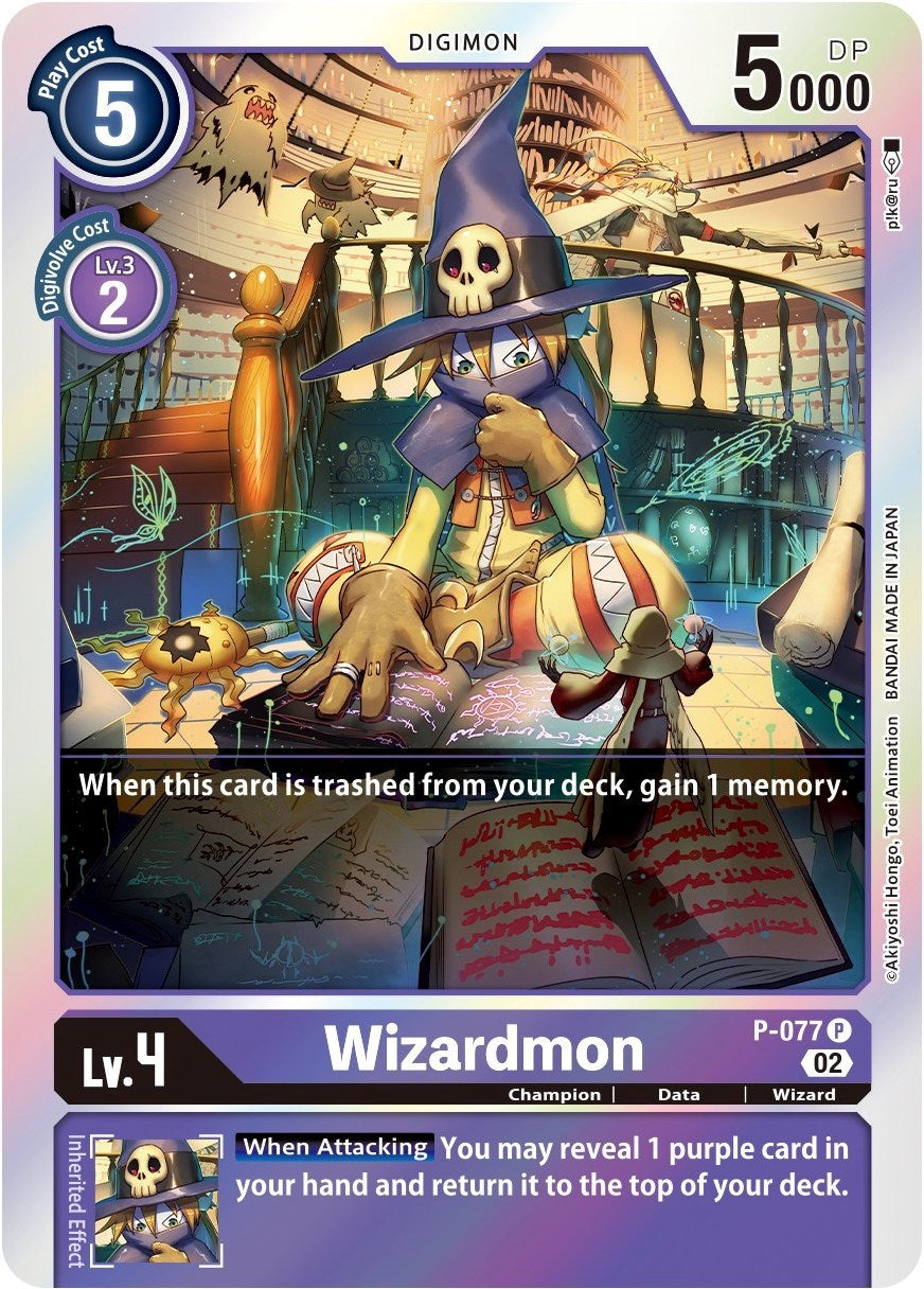 Wizardmon [P-077] (Alternate Art) [Starter Deck: Beelzemon Advanced Deck Set] | Cracking-Singles