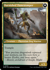 Tarkir Duneshaper // Burnished Dunestomper [March of the Machine] | Cracking-Singles