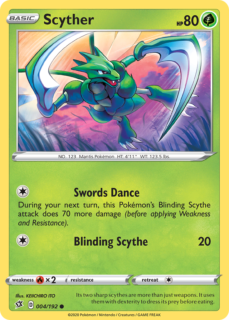 Scyther (004/192) [Sword & Shield: Rebel Clash] | Cracking-Singles