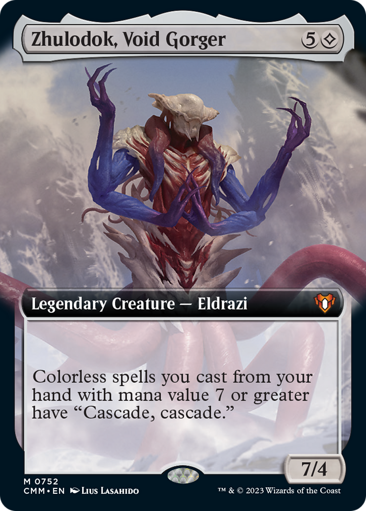 Zhulodok, Void Gorger (Extended Art) [Commander Masters] | Cracking-Singles